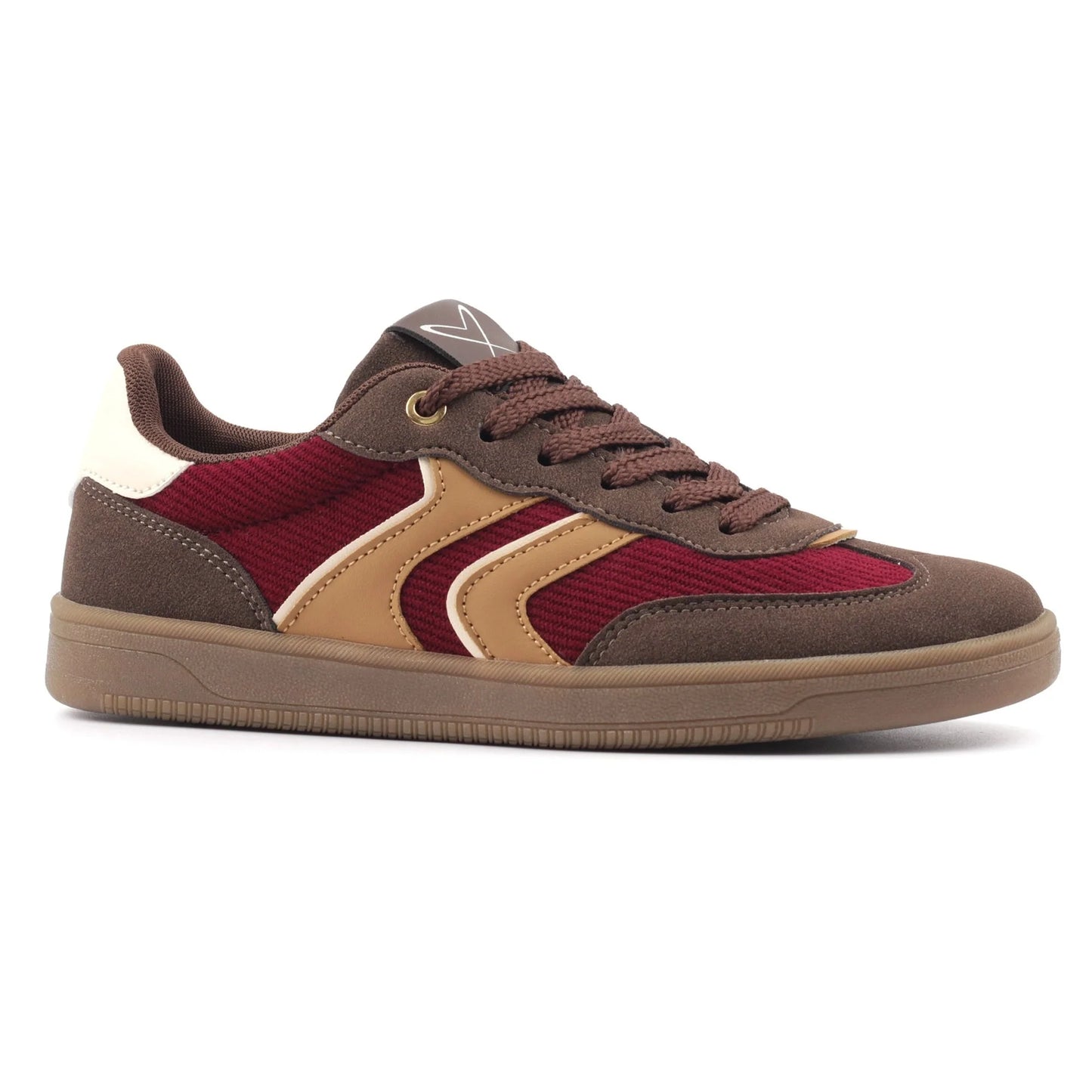 Lunar Jersey trainer - brown print