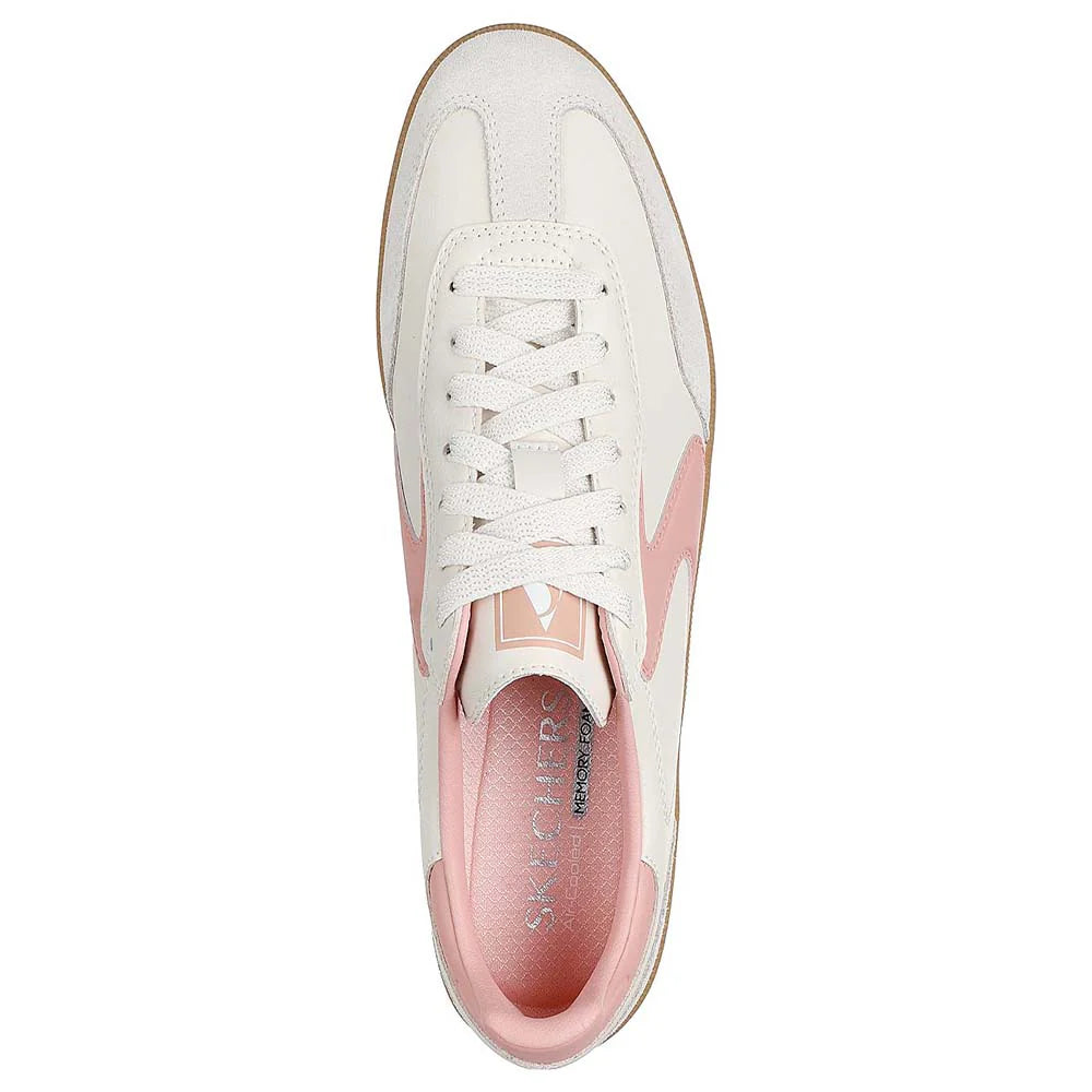 Skechers Hotshot kickoff - white pink - Kirbys Footwear Ltd