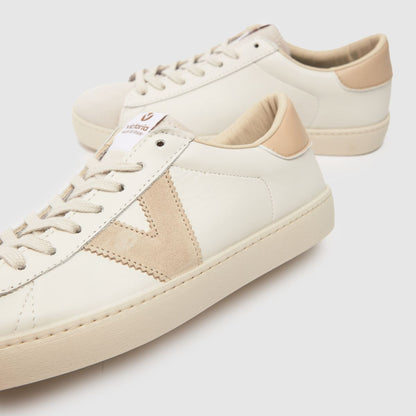 Victoria trainer white beige  leather - 1126142