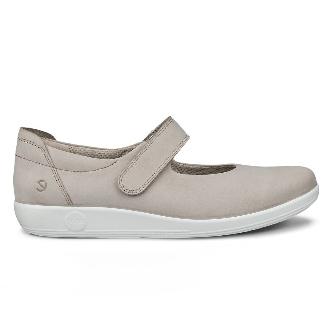 Ecco Soft 2.0 Mary-jane - pure cashmere - 207503 - Kirbys Footwear Ltd