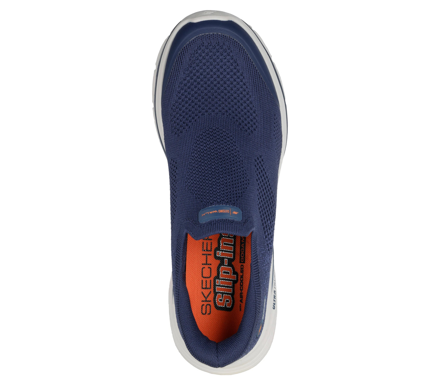 Skechers mens Go 8 - Pelayo - navy orange - 216784