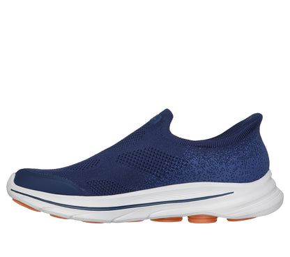 Skechers mens Go 8 - Pelayo - navy orange - 216784