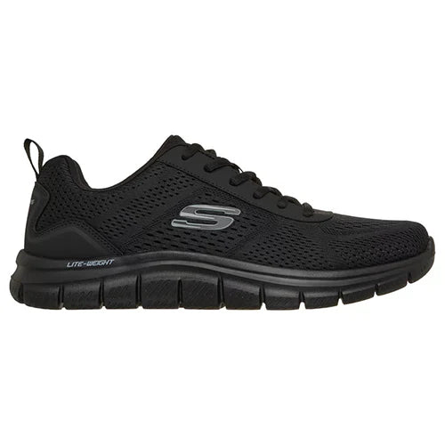 Skechers Track Leshur - black lace – angle view