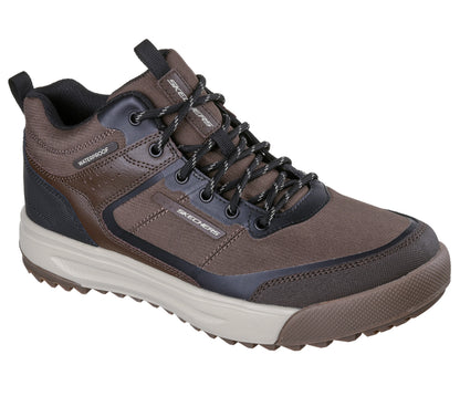 Skechers mens Urban street hiker waterproof - brown