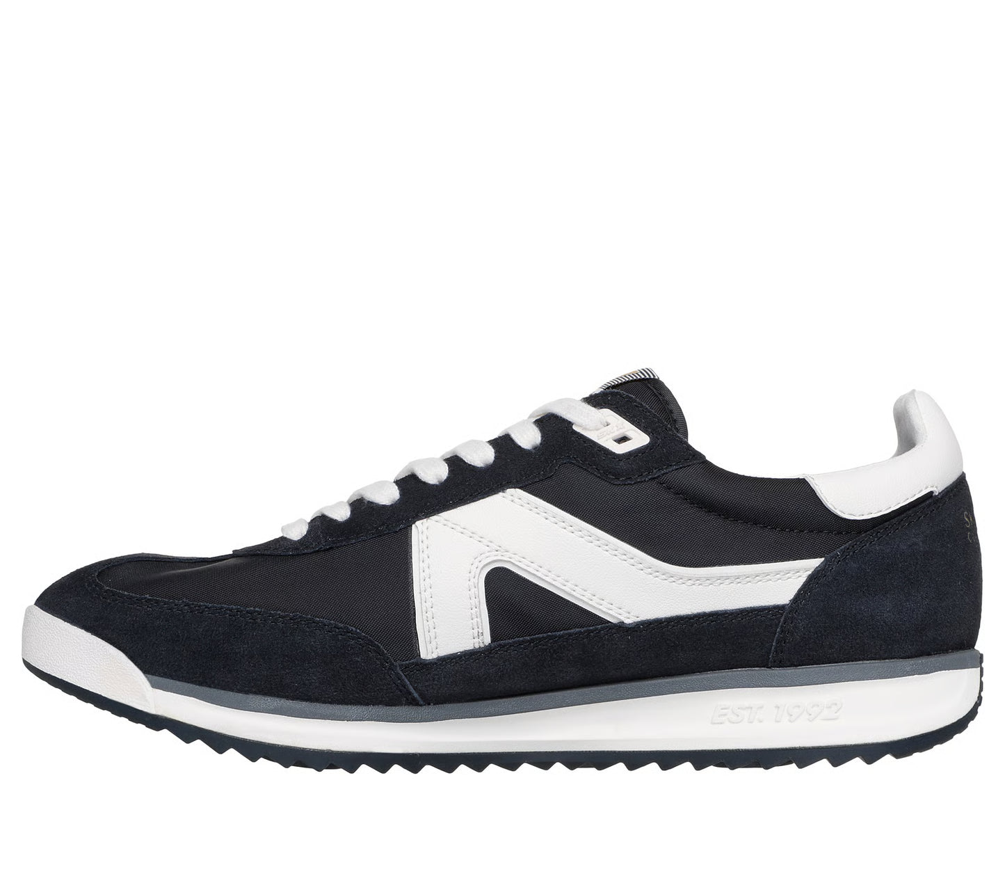 Skechers mens Spective SKX 92 - black white - Kirbys Footwear Ltd