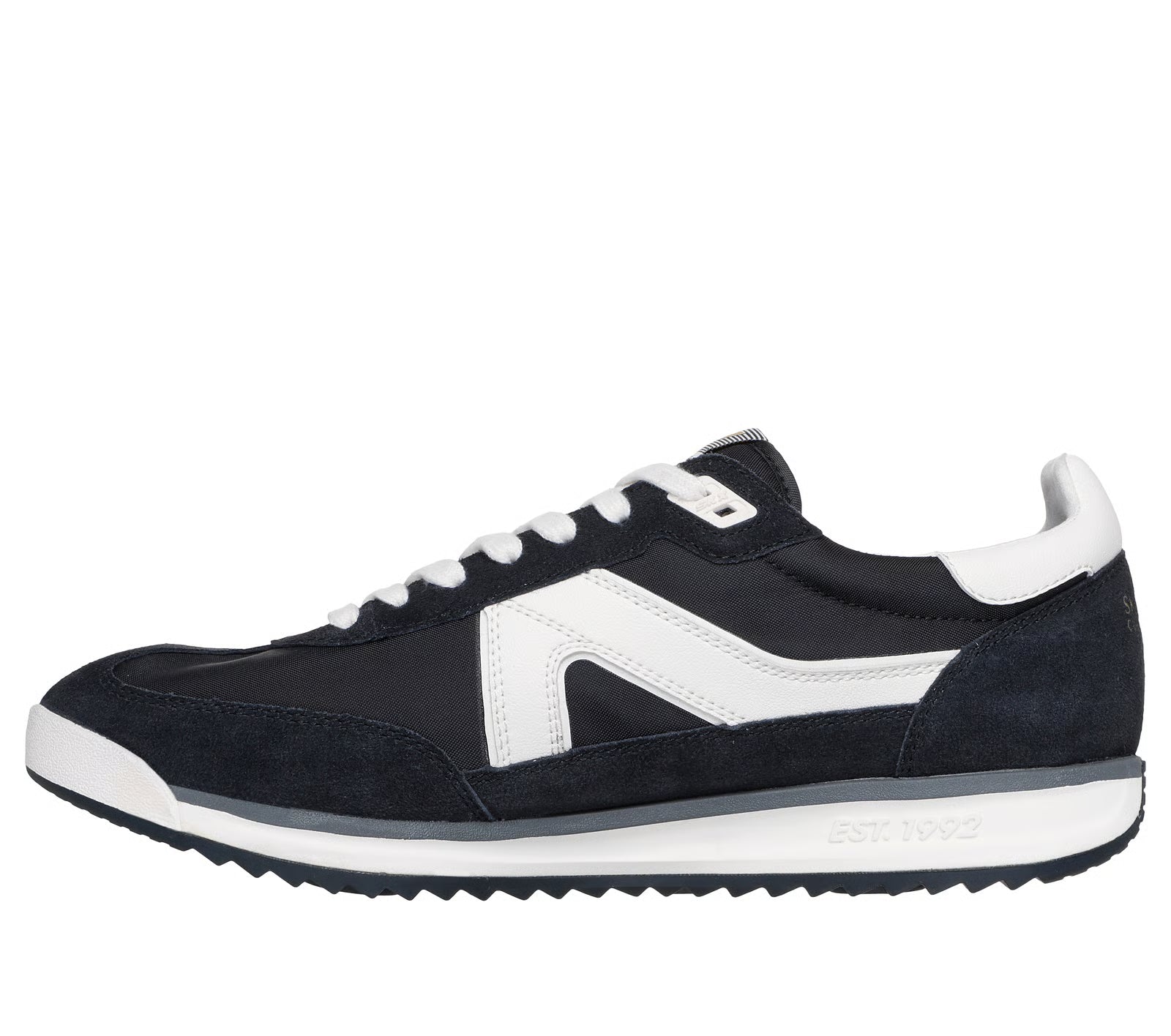 Skechers mens Spective SKX 92 - black white - Kirbys Footwear Ltd