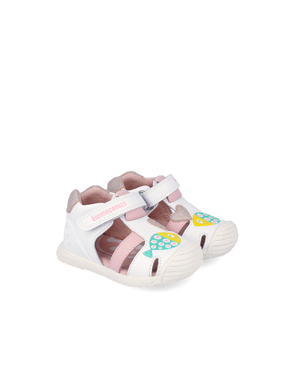 Biomecanics white sandal - 262108 - Kirbys Footwear Ltd