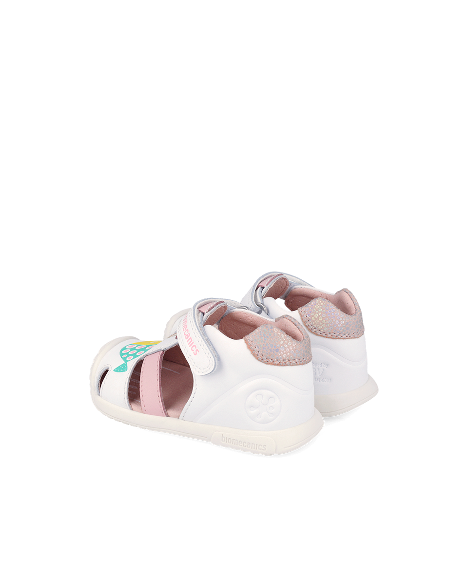 Biomecanics white sandal - 262108 - Kirbys Footwear Ltd