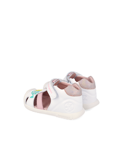 Biomecanics white sandal - 262108 - Kirbys Footwear Ltd