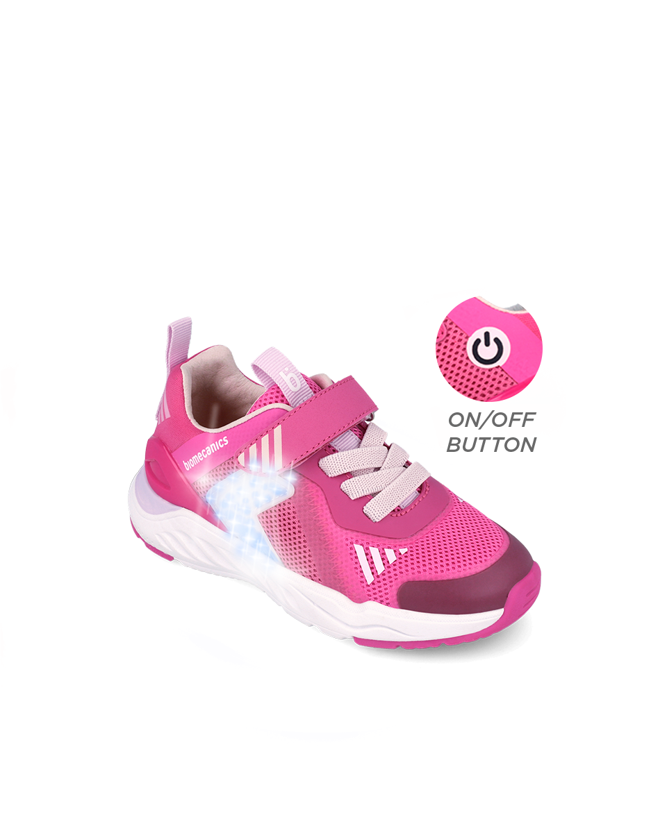 Biomecanics trainer 262274 pink trainer lights - Kirbys Footwear Ltd