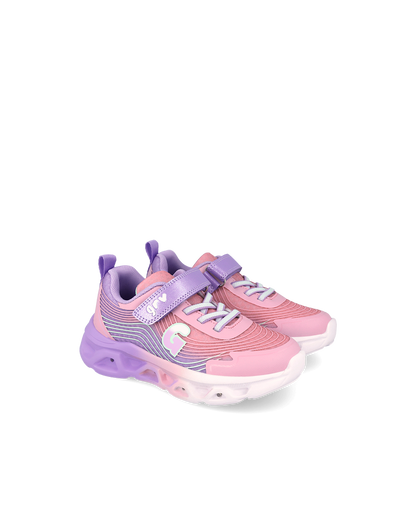 Garvalin pink trainer lights - 262725 - Kirbys Footwear Ltd