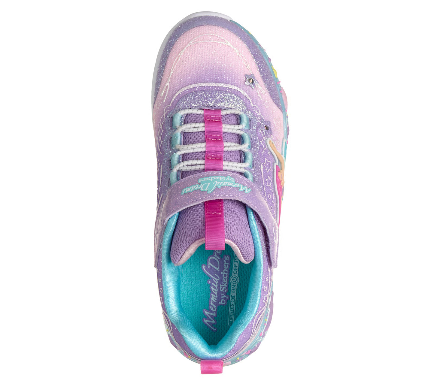 Skechers Mermaid dreams - lavender lights - Kirbys Footwear Ltd
