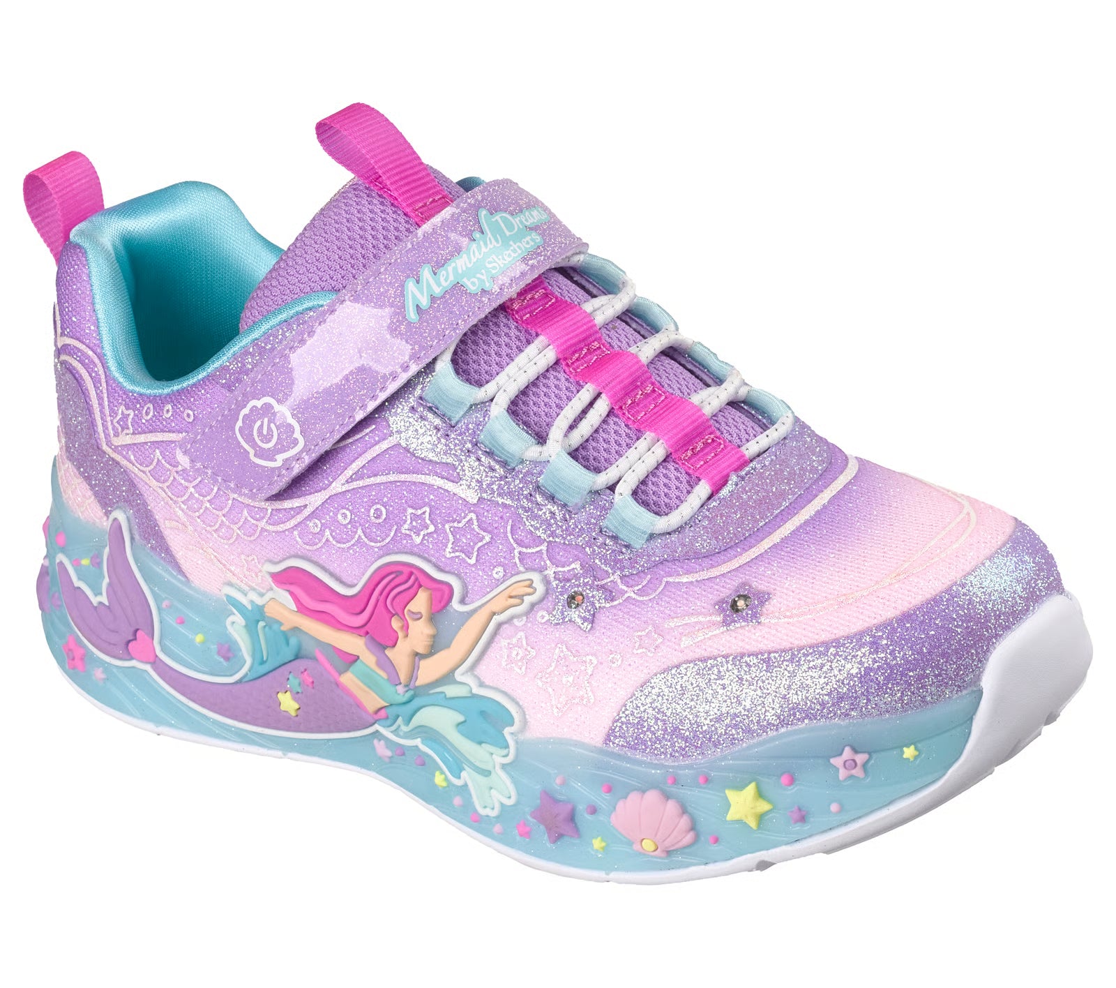 Skechers Mermaid dreams - lavender lights - Kirbys Footwear Ltd