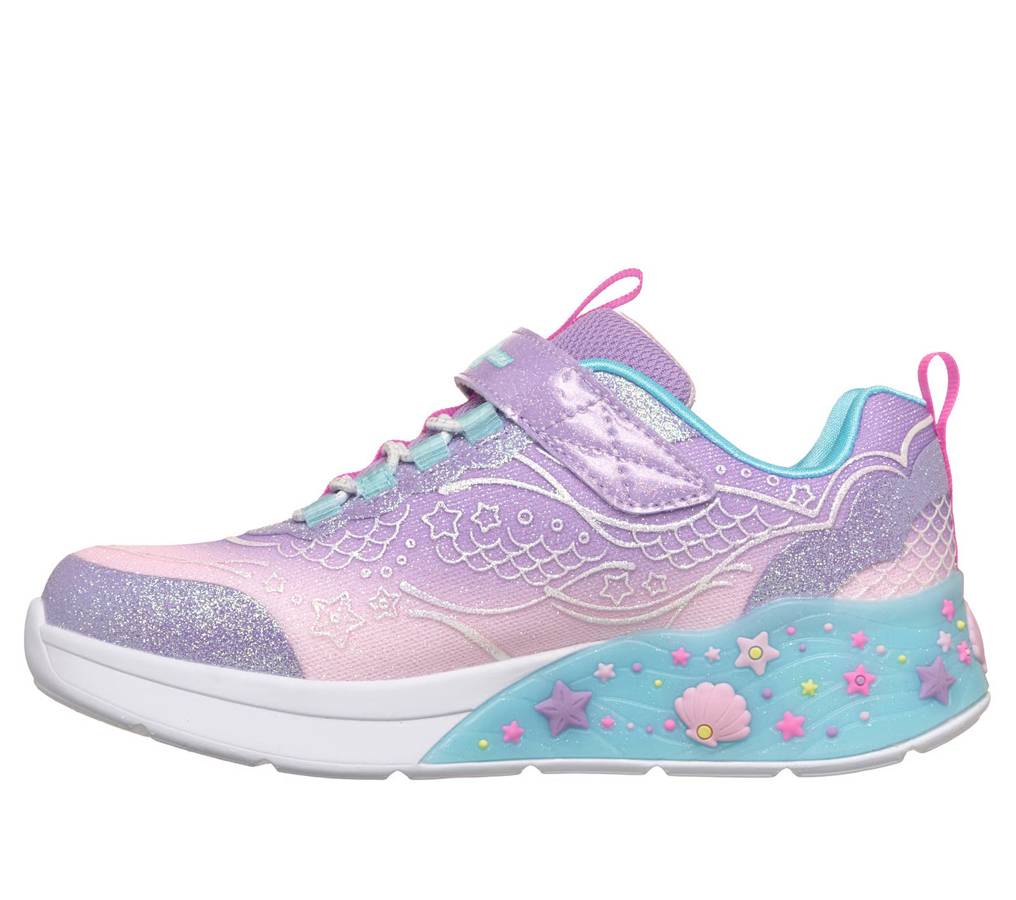 Skechers Mermaid dreams - lavender lights - Kirbys Footwear Ltd