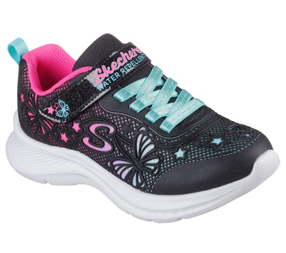 Skechers Jumpsters 2.0 - waterproof - butterfly flush - black pink