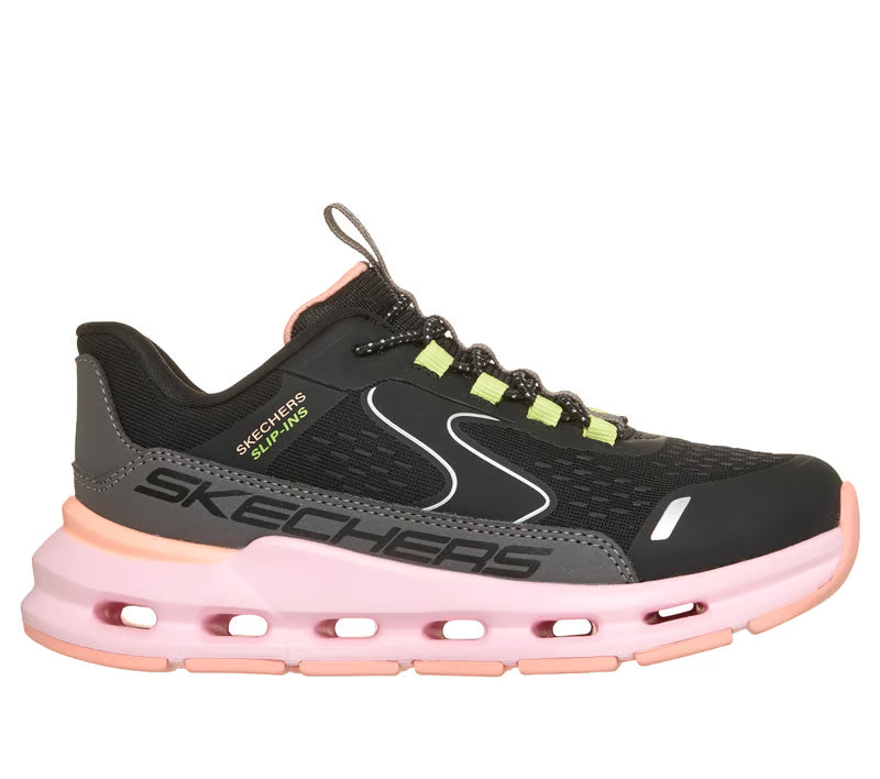 Skechers Glide step slip-in - black pink
