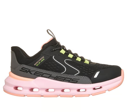 Skechers Glide step slip-in - black pink