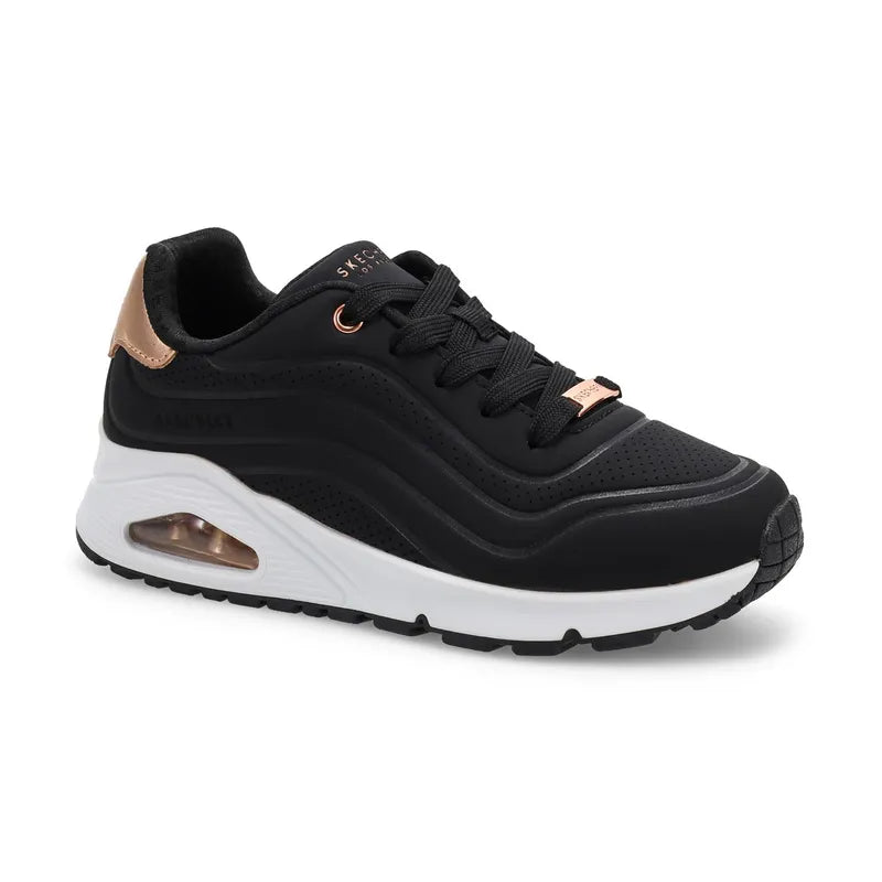 Skechers Uno gen 1 - shimmer wave - black gold
