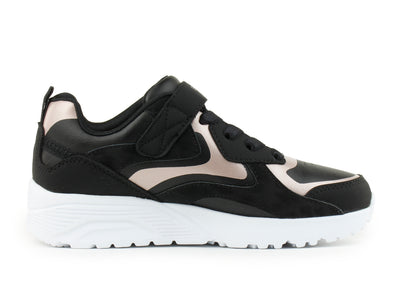 Skechers Uno Lite - metallic burst - black rose gold