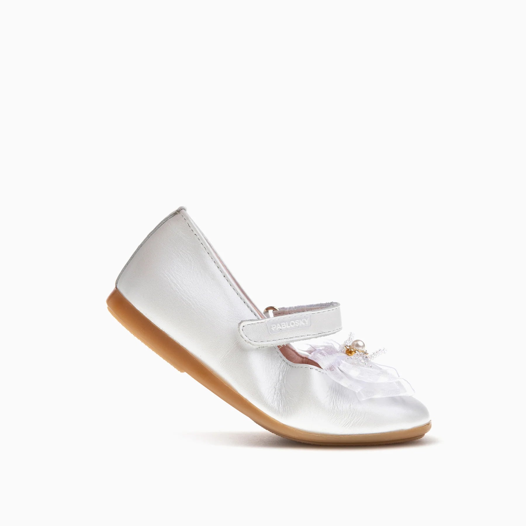 Pablosky white leather 358708 - Kirbys Footwear Ltd