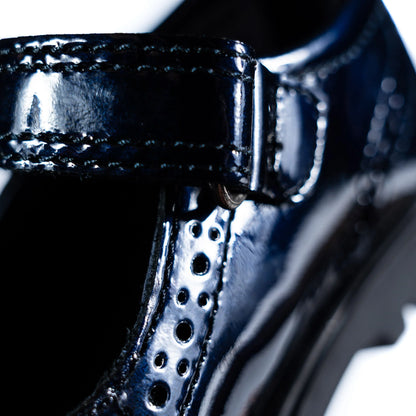 Pablosky strap 360229 navy patent - Kirbys Footwear Ltd