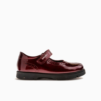 Pablosky strap 360269 burgundy patent - Kirbys Footwear Ltd