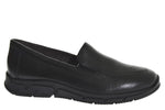 Caprice 24702 black leather slip on