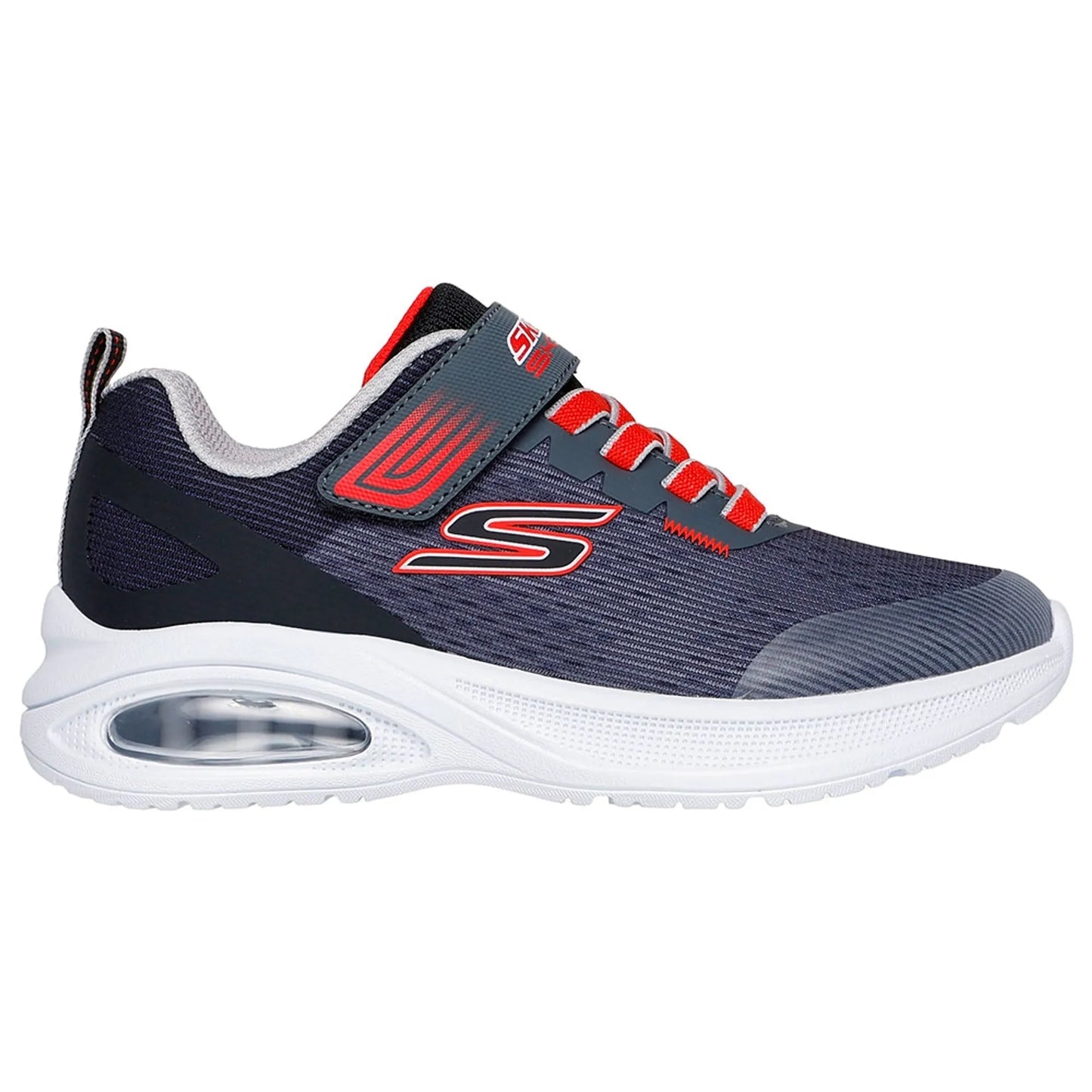 Skechers Microspec advance charcoal lights - Kirbys Footwear Ltd