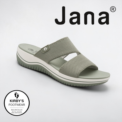 Jana sandal mule - 27270 - sage - Kirbys Footwear Ltd
