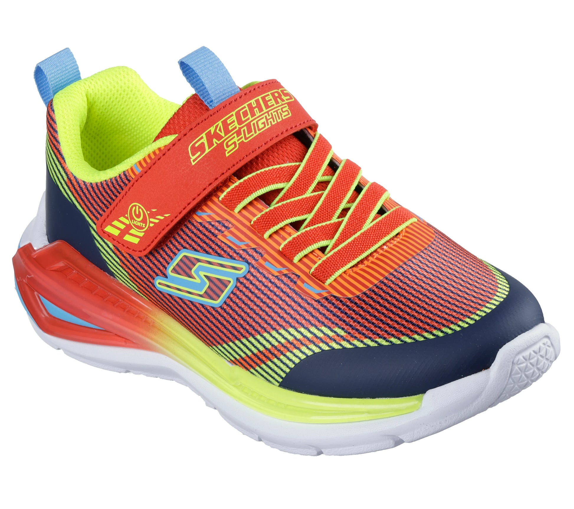 Skechers Tri-namics 2.0 s lights - red - lights - Kirbys Footwear Ltd