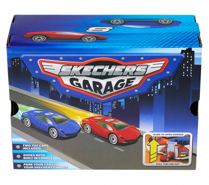 Skechers garage - orange blue