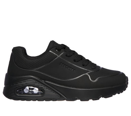 Skechers Uno - Stand on air - black - Kirbys Footwear Ltd