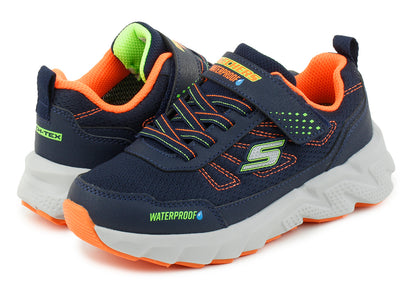 Skechers Elite sport - waterproof - navy orange