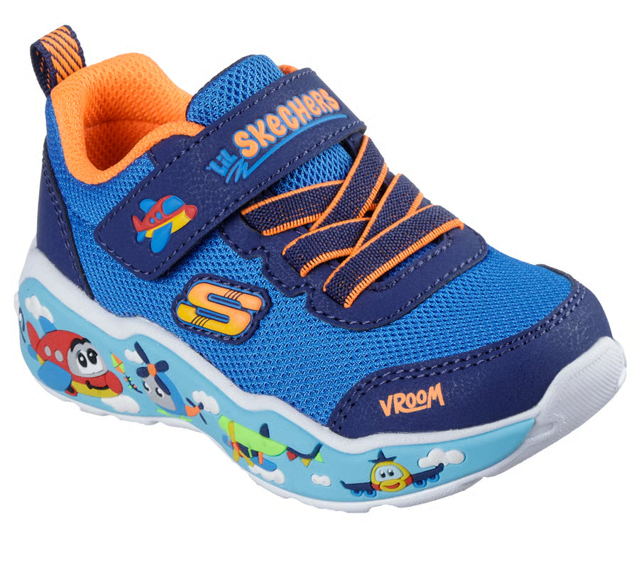 Skechers Play scene blue - Kirbys Footwear Ltd