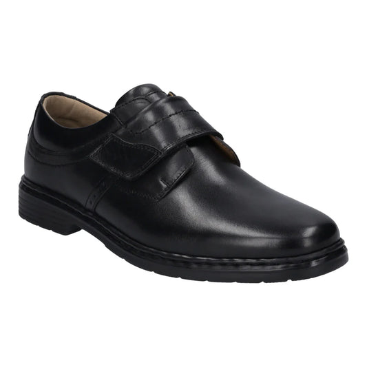 Josef Seibel Alastair 16 velcro - black leather