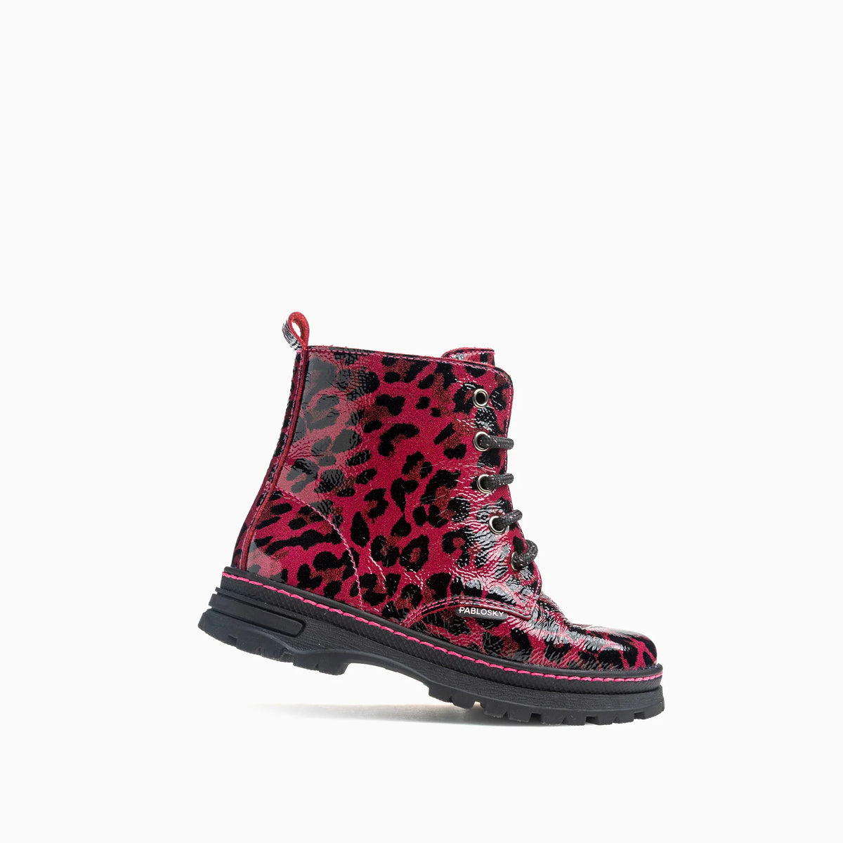 Pablosky boot - burgundy patent - 453679 - Kirbys Footwear Ltd