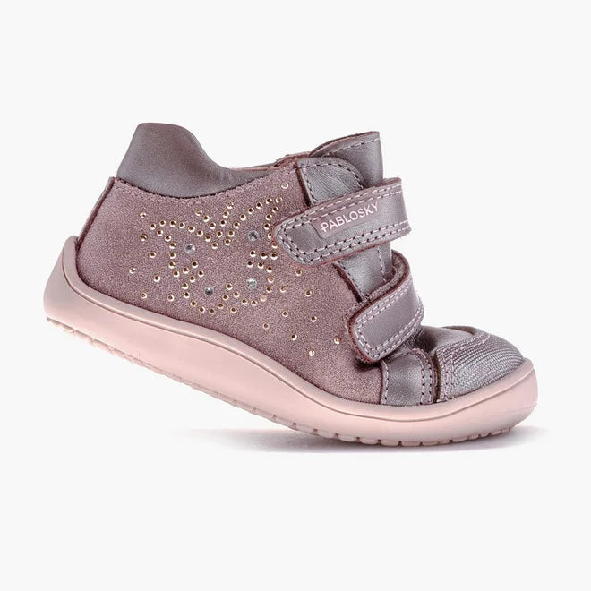 Pablosky leather boot 064580 rose pink glitter