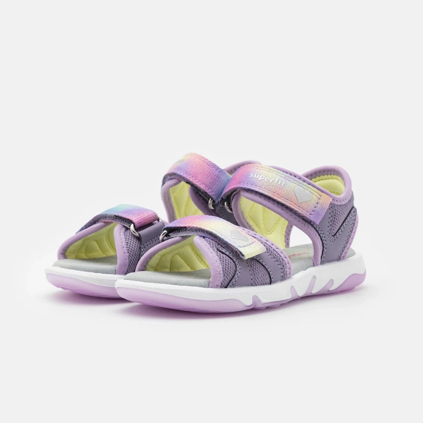 SuperFit sandal pebbles lilac rainbow