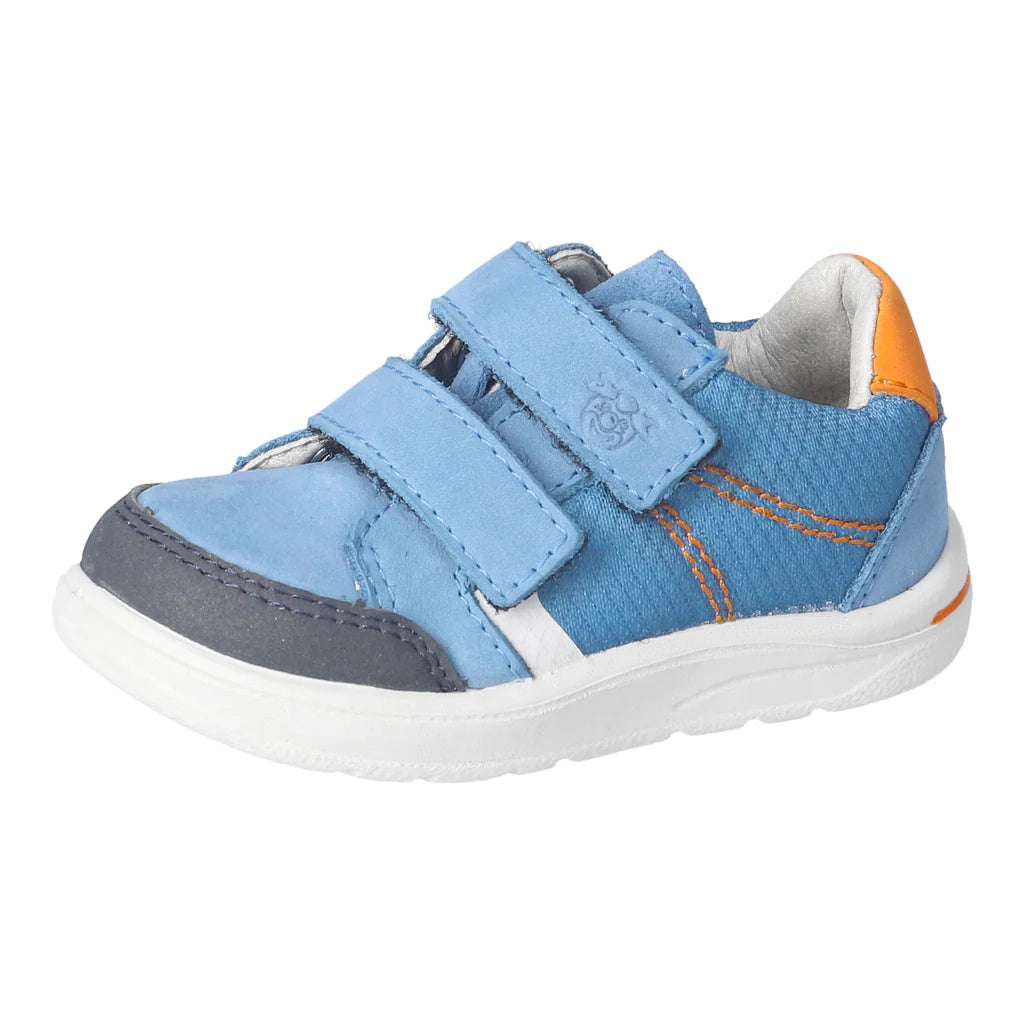 Ricosta Riley blue velcro leather