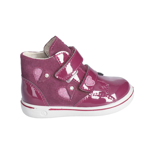 Ricosta Abby boot wine velcro waterproof - Kirbys Footwear Ltd