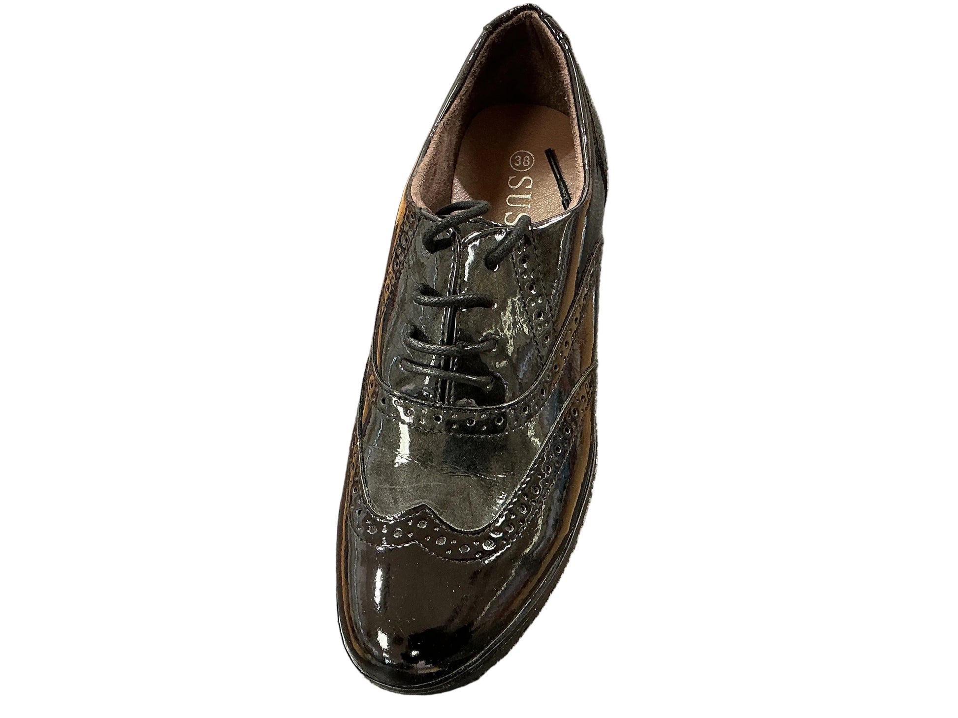 Susst black patent shoe - Kirbys Footwear Ltd