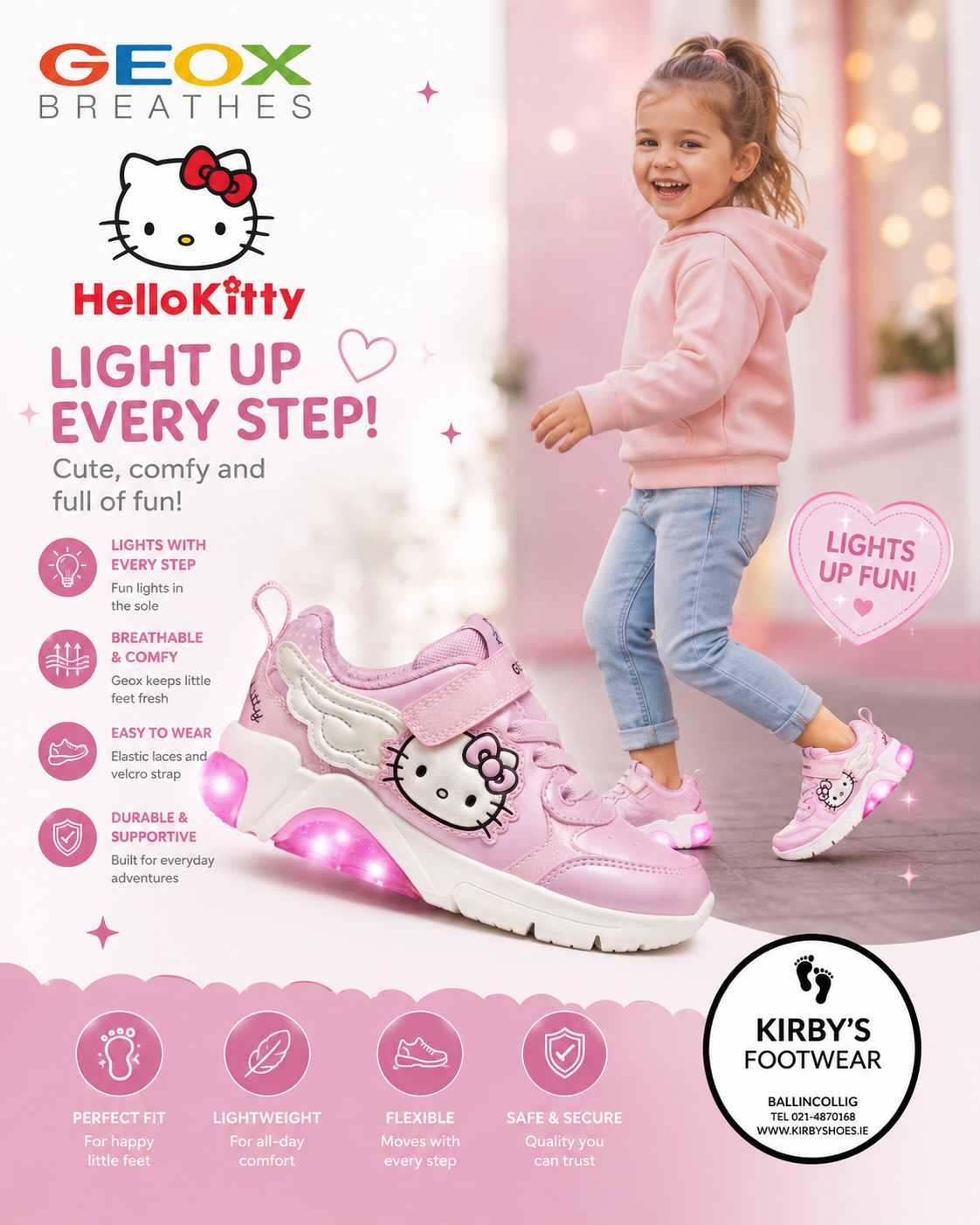 Geox Hello Kitty fadinlight lights