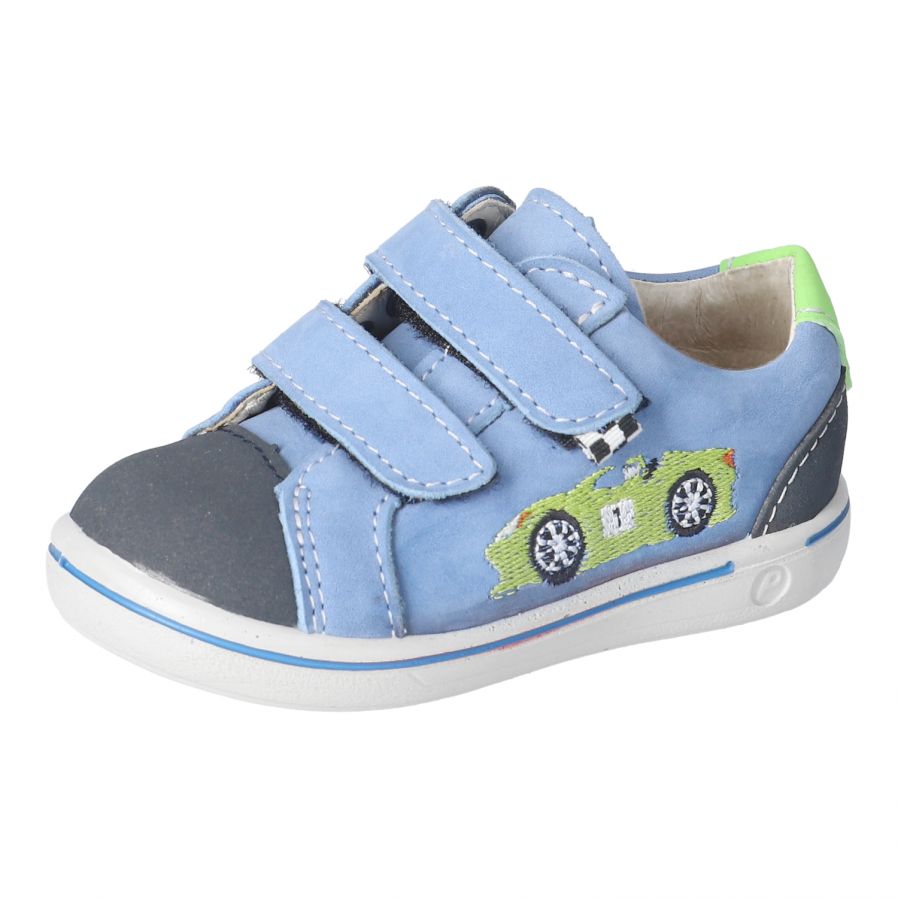 Ricosta Luigi blue leather velcro