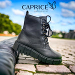 Caprice boot black leather 25207