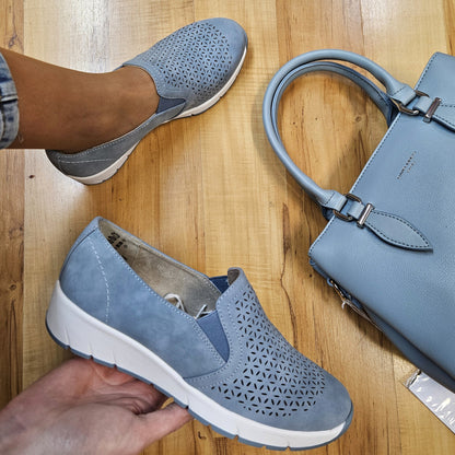 Jana slip-on denim - 24665