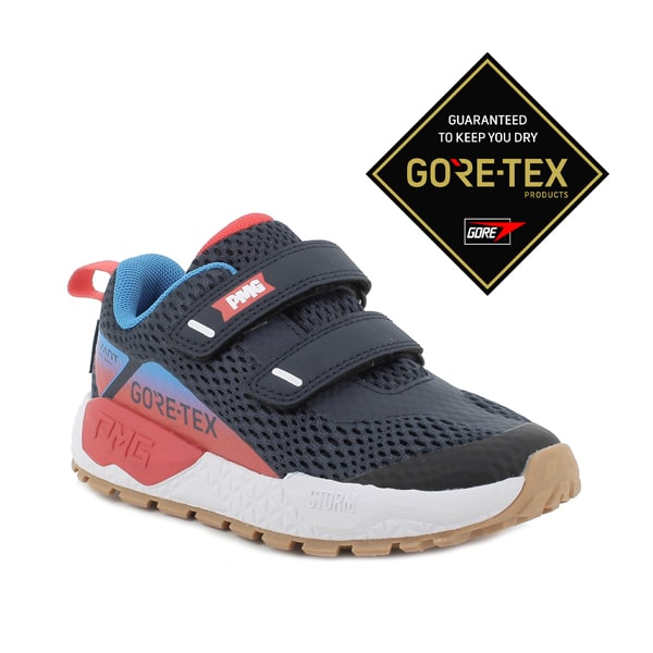 Primigi goretex trainer navy red waterproof - Kirbys Footwear Ltd