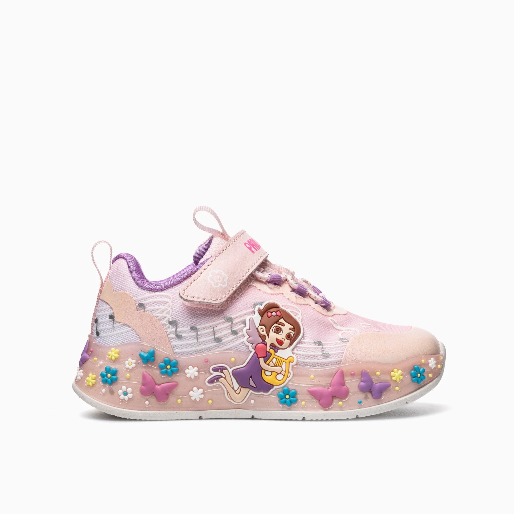 Pablosky trainer Fairy lights pink velcro 985270 - Kirbys Footwear Ltd