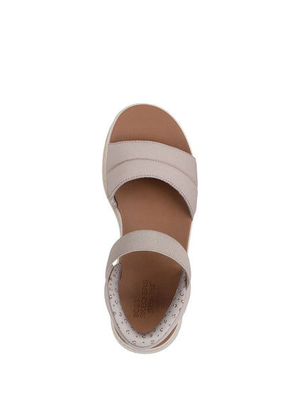 Skechers Slip in sandal - bobs Sunray - taupe - Kirbys Footwear Ltd