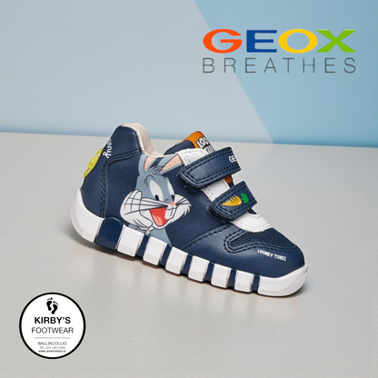 Geox Iupidoo looney tunes velcro navy