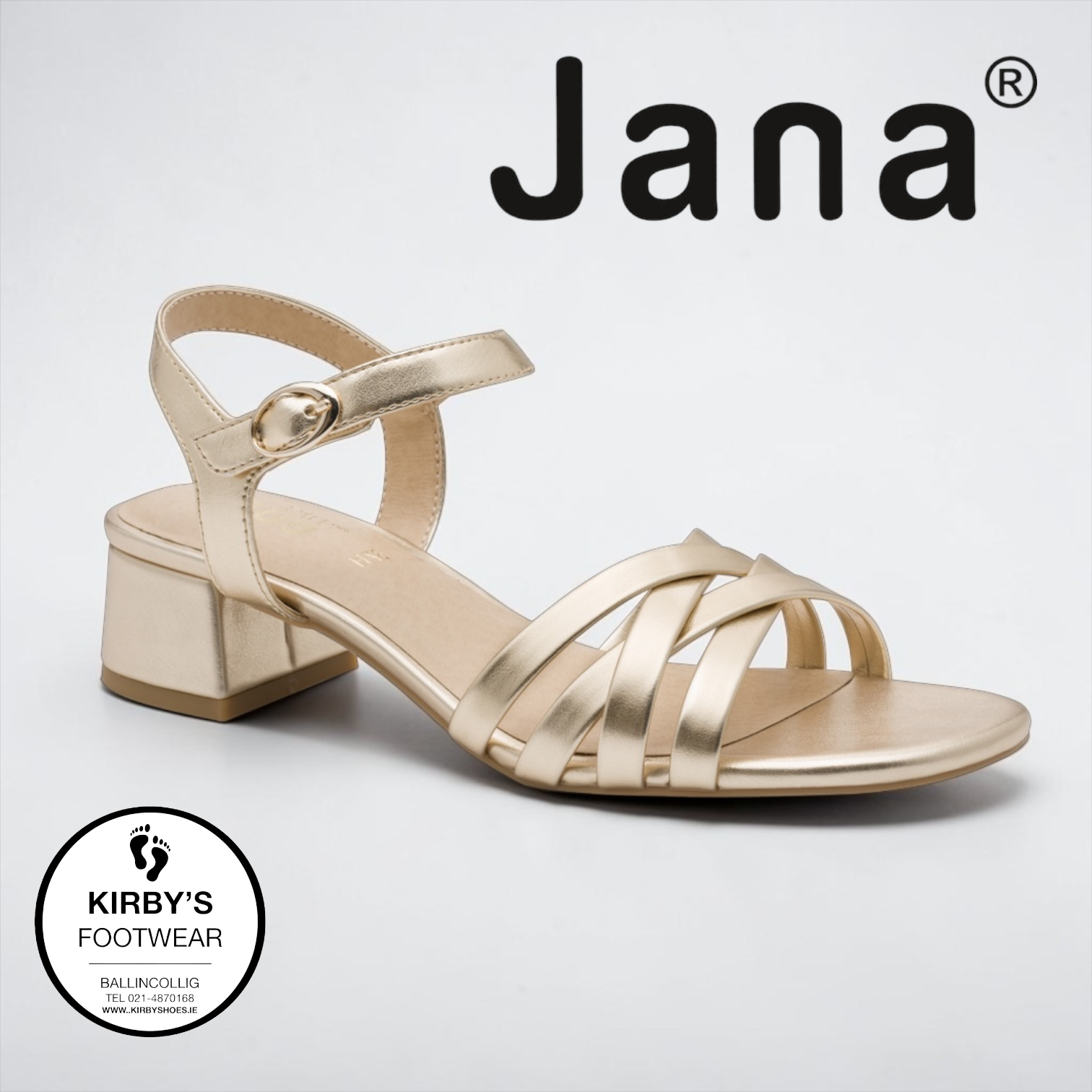 Jana sandal - 28279 - gold - Kirbys Footwear Ltd